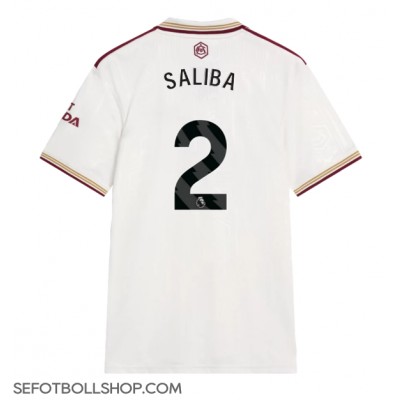 Billiga Arsenal William Saliba #2 Tredje fotbollskläder 2025-26 Kortärmad Billiga Arsenal William Saliba #2 Tredje fotbollskläder 2025-26 Kortärmad